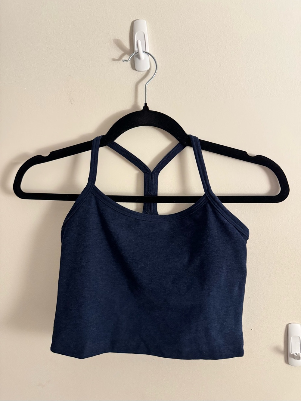 Beyond Yoga Navy Heather Tank Top